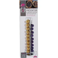 Porte capsules Nespresso rotatif