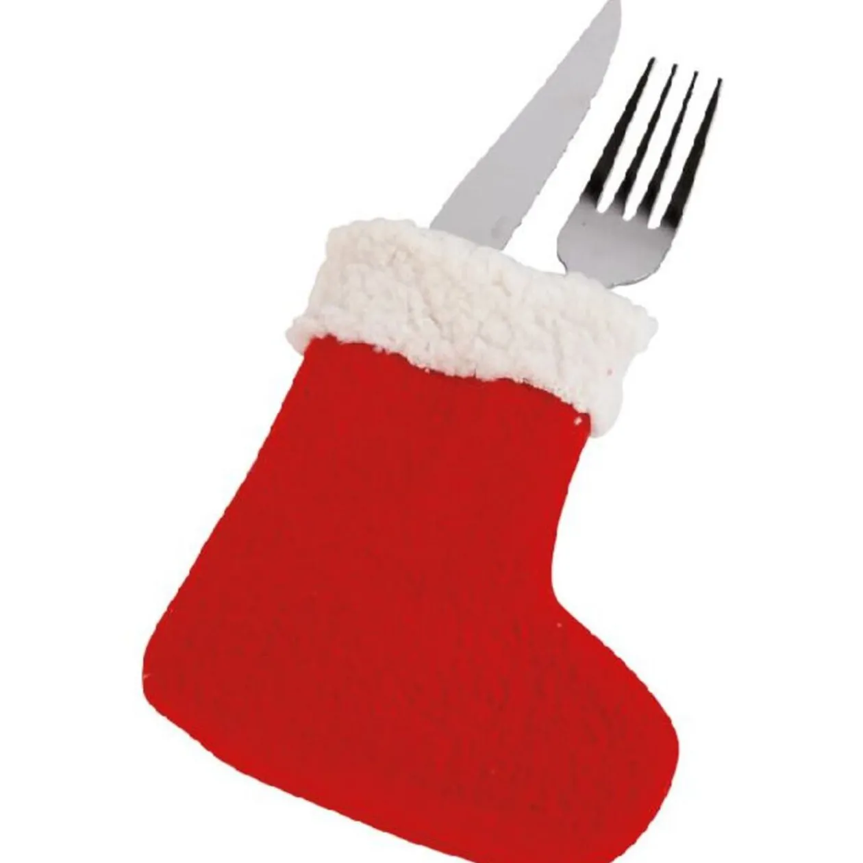 Porte couverts botte de Noël x2