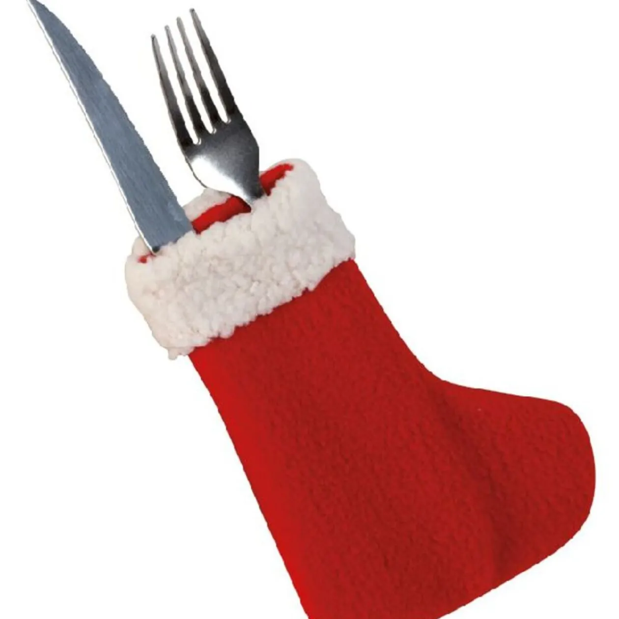 Porte couverts botte de Noël x2