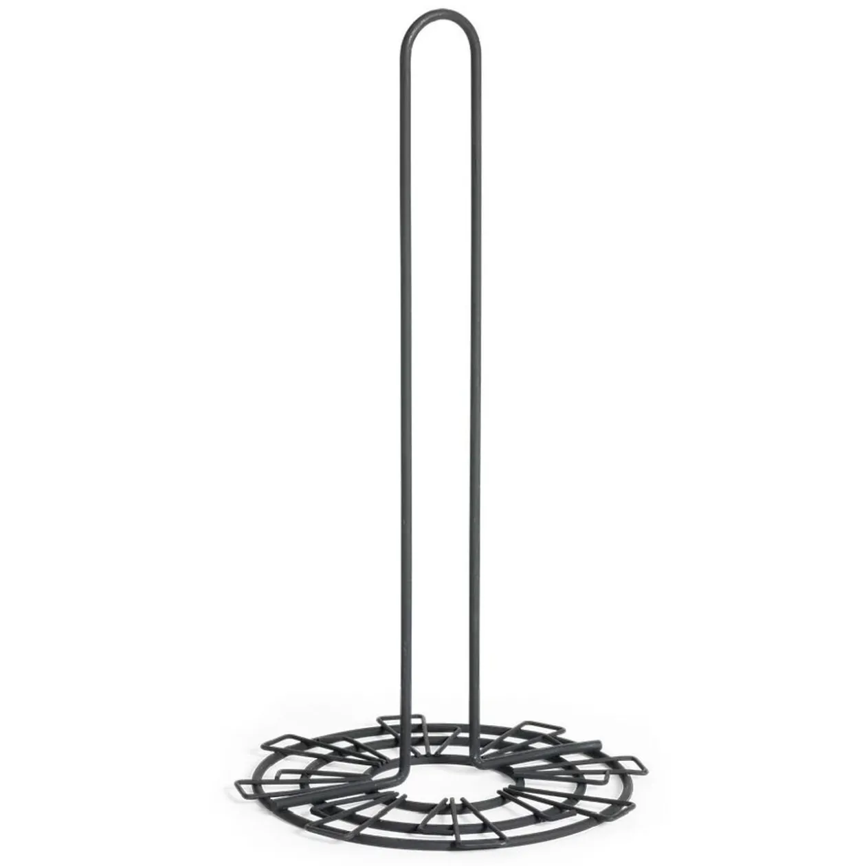 Porte essuie tout fer noir Ø15,5xH28,5cm