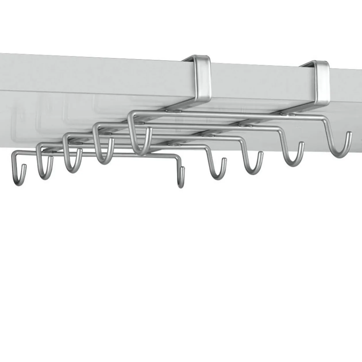 Porte tasse x10 Metaltex à fixer sur étagère