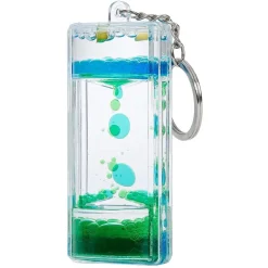 Porte-clé sablier liquide 3 modèles