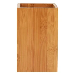 Pot à ustensiles de cuisine en bambou