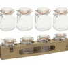 Pot de conservation en verre 90 ml x4