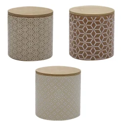 Pot en céramique assorti x3