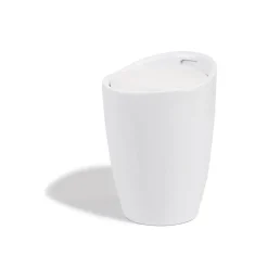 Pouf avec coffre intégré Abyss blanc