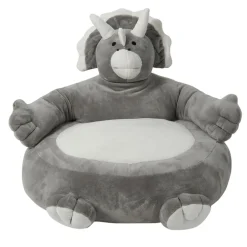 Pouf dinosaure Kiddoz gris clair