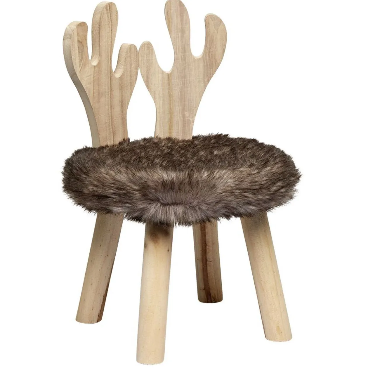 Pouf enfant avec dossier design renne