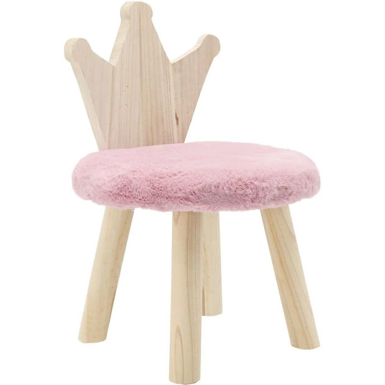 Pouf enfant avec dossier design princesse
