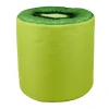 Pouf rond design kiwi vert