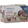Presse ail en inox avec brosse de nettoyage