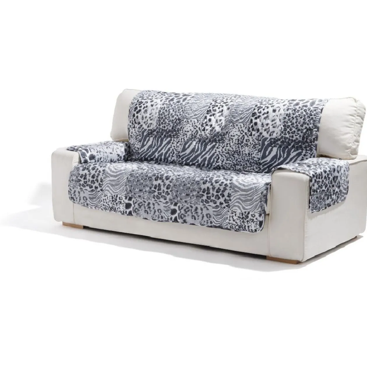 Protège canapé matelassé 2 places inspiration chambre savane