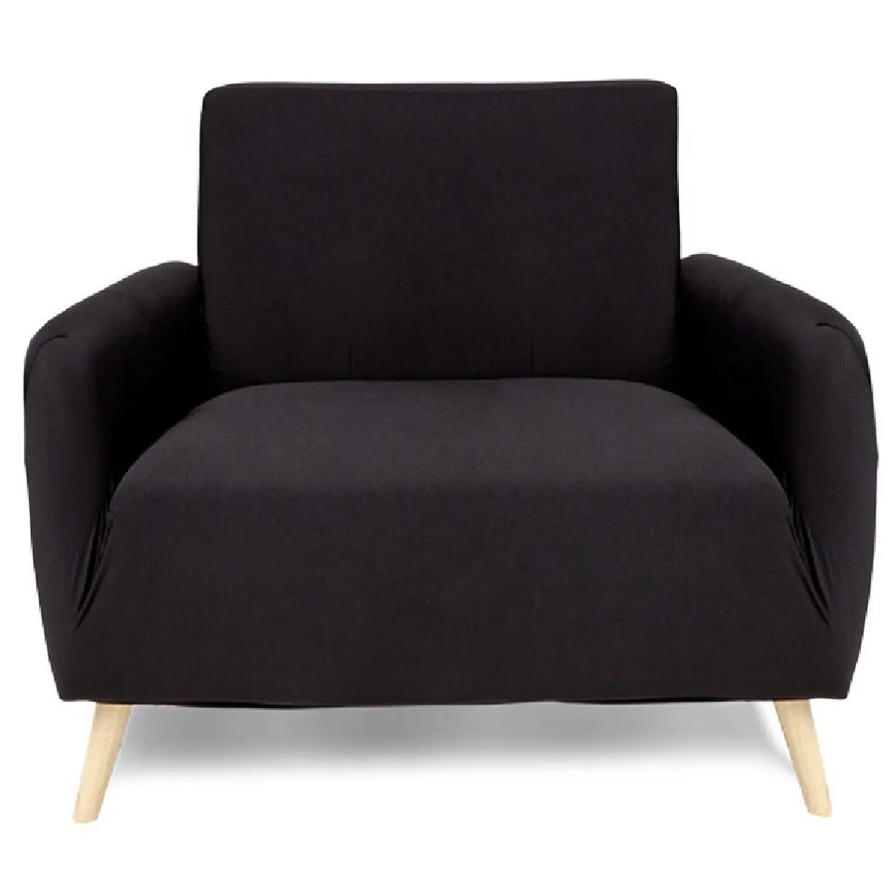 Protège fauteuil extensible L90-145cm noir