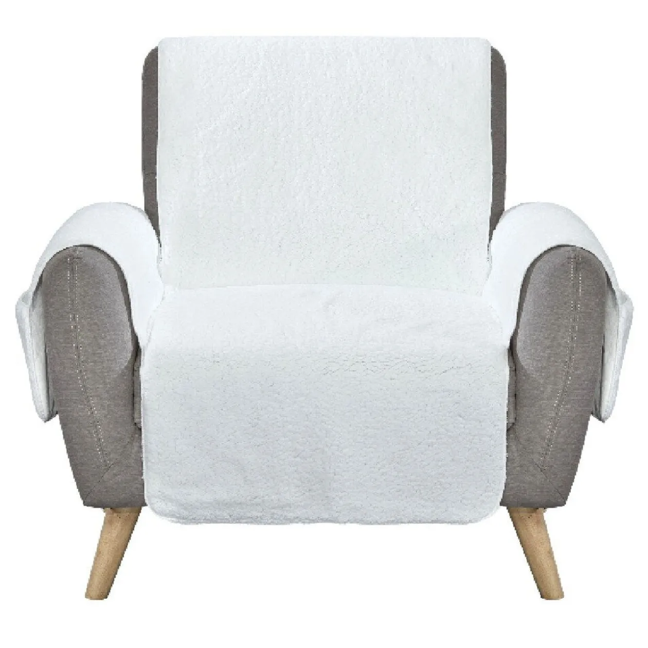 Protège fauteuil polaire