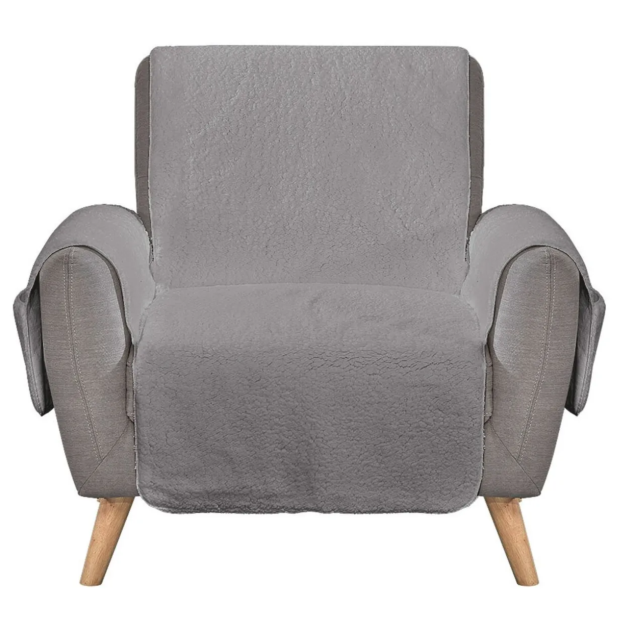 Protège fauteuil polaire