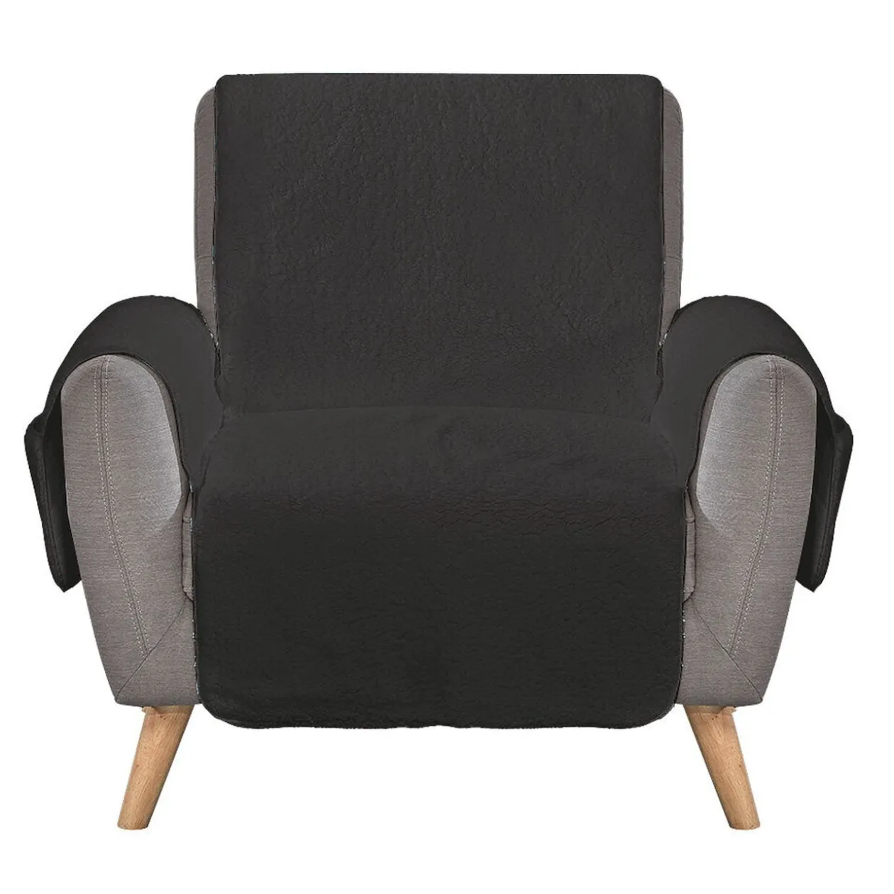 Protège fauteuil polaire