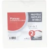 Protège matelas jetable 1 place blanc x2