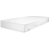 Protège matelas 160x200cm molleton blanc