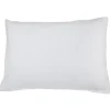 Protège oreiller anti acariens molleton rectangulaire blanc