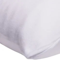 Protège oreiller 65x65 cm blanc