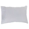 Protège taie d'oreiller rectangulaire blanc