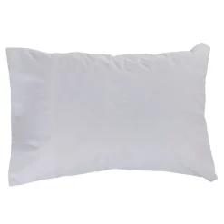 Protège taie d'oreiller rectangulaire blanc