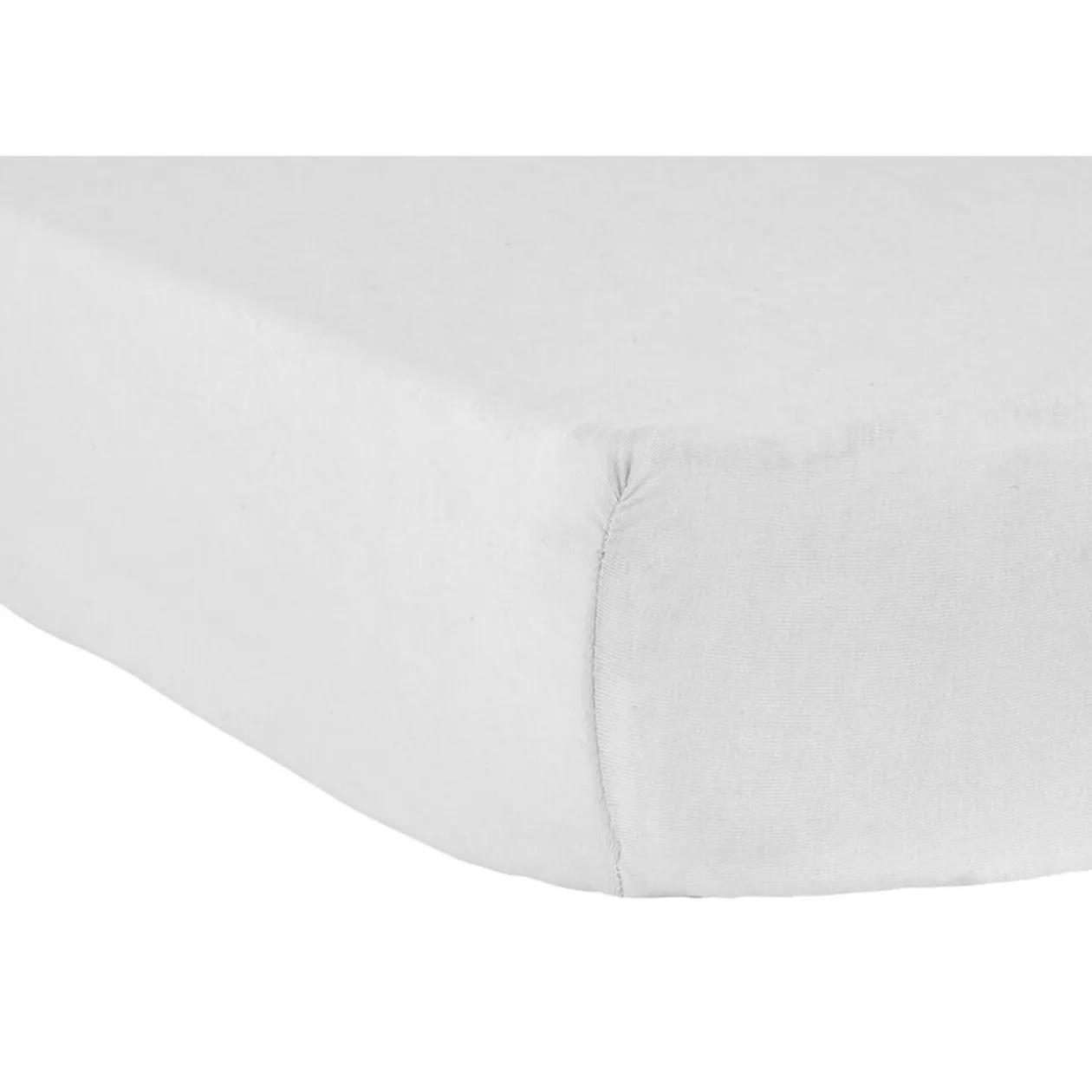 Protège-matelas anti-punaises jersey 160x200x25cm polyester blanc
