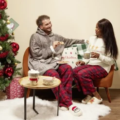 Pul plaid capuche adulte sherpa Taille unique - 4 coloris