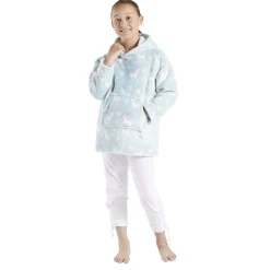 Pull plaid enfant motif renne ou dinosaure Taille unique - 2 modèles