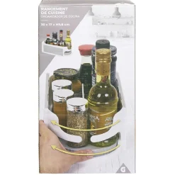 Rangement à condiments ou épices rotatif