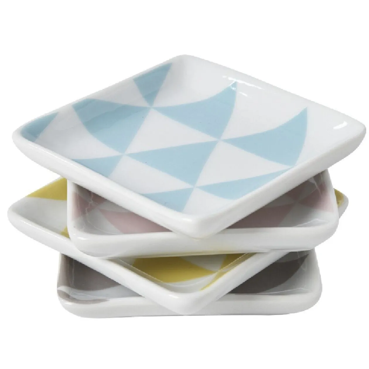 Repose thé losanges colorés x4