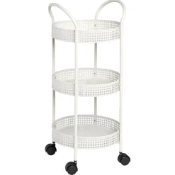 Resserre légumes à roulettes gris clair