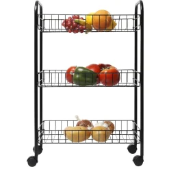 Resserre multiusage desserte de cuisine 3 niveaux