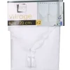 Rideau voilage blanc Lissea x2