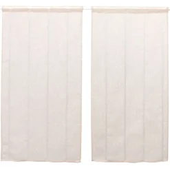 Rideau voilage écru x2