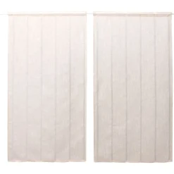 Rideau voilage écru x2