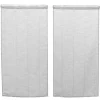 Rideau voilage gris x2