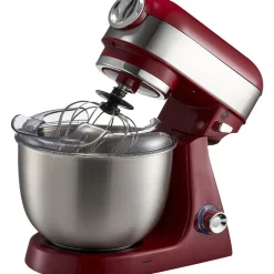 Robot pâtissier Cuisilux 4 en 1 gris et rouge 5 L