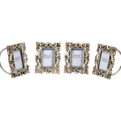 ROND DE SERVIETTE CADRE PHOTO X4