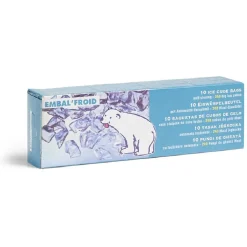 Sachets de congélation spécial 24 glaçons x10 sacs