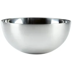 Saladier en inox argenté
