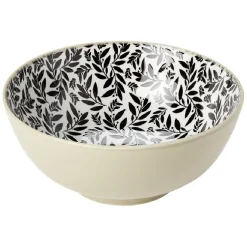 Saladier motif feuillage