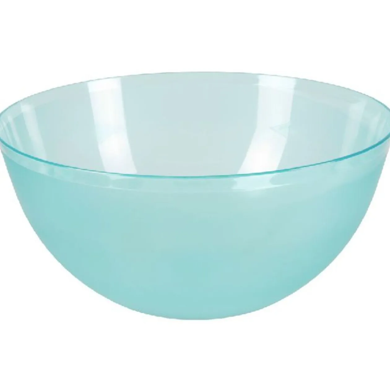 Saladier plastique bleu