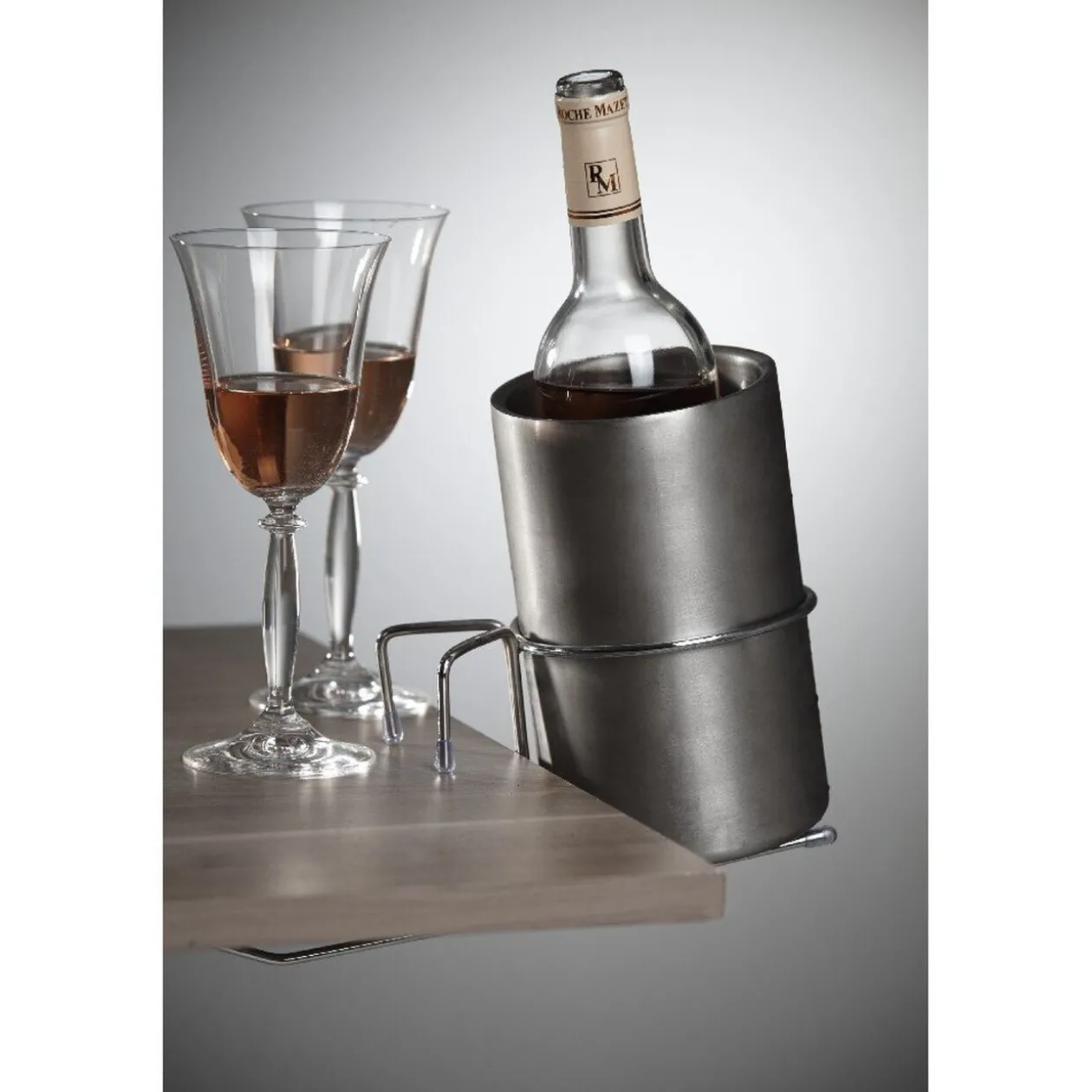 Seau à vin avec support table