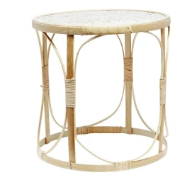 Selette ronde bambou naturel grand modèle