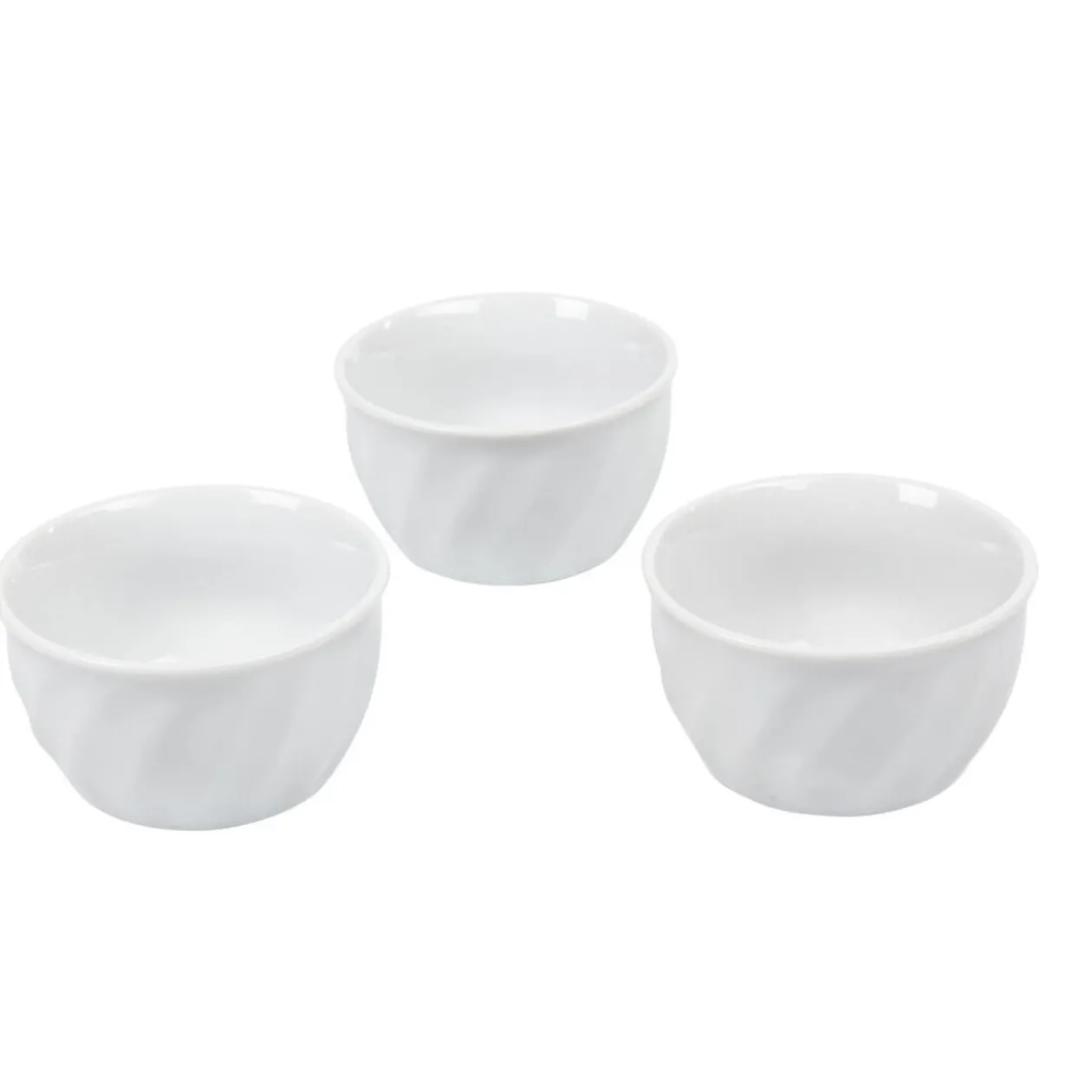 Service à tapas blanc 3 pièces