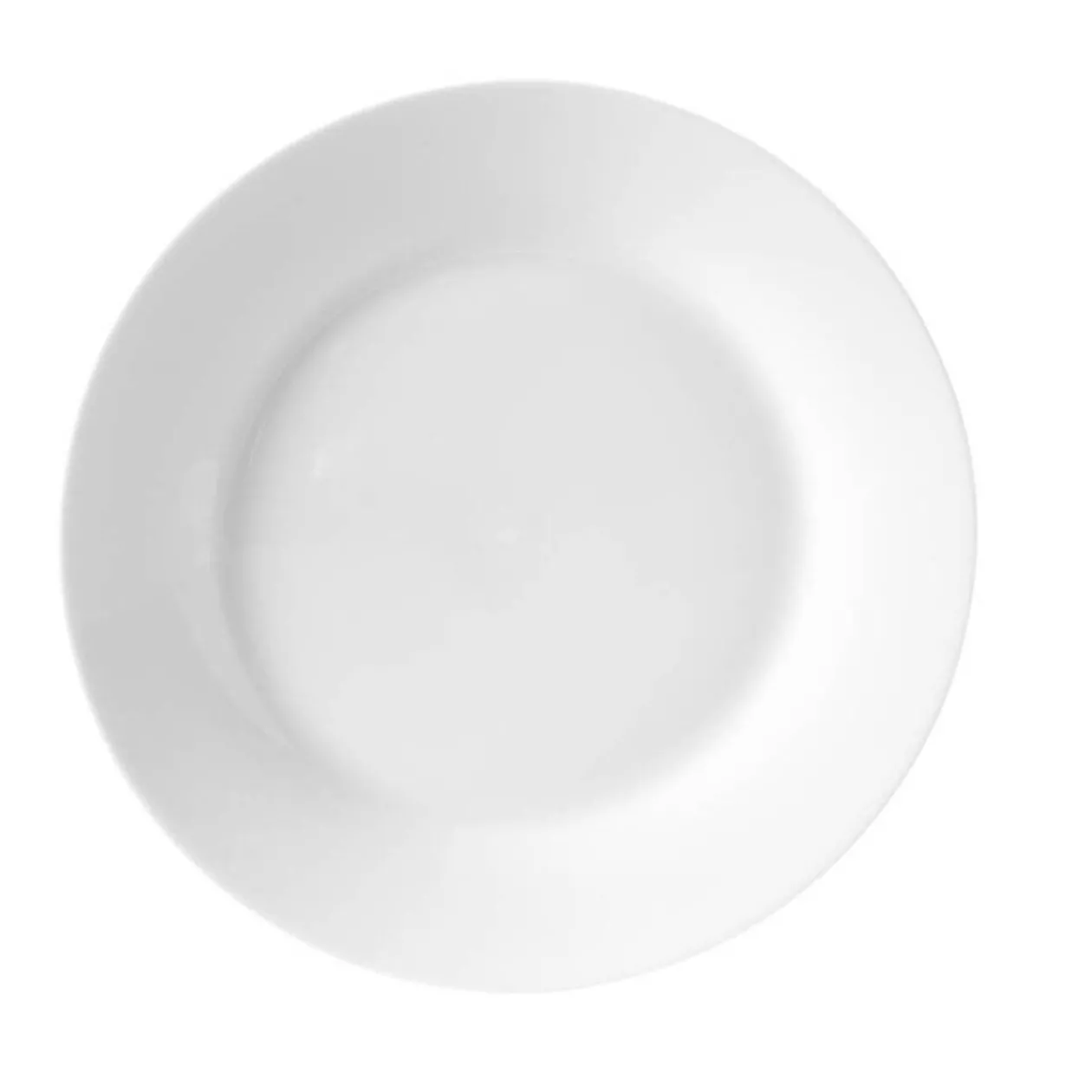 Service à vaisselle blanc rond 18 pièces