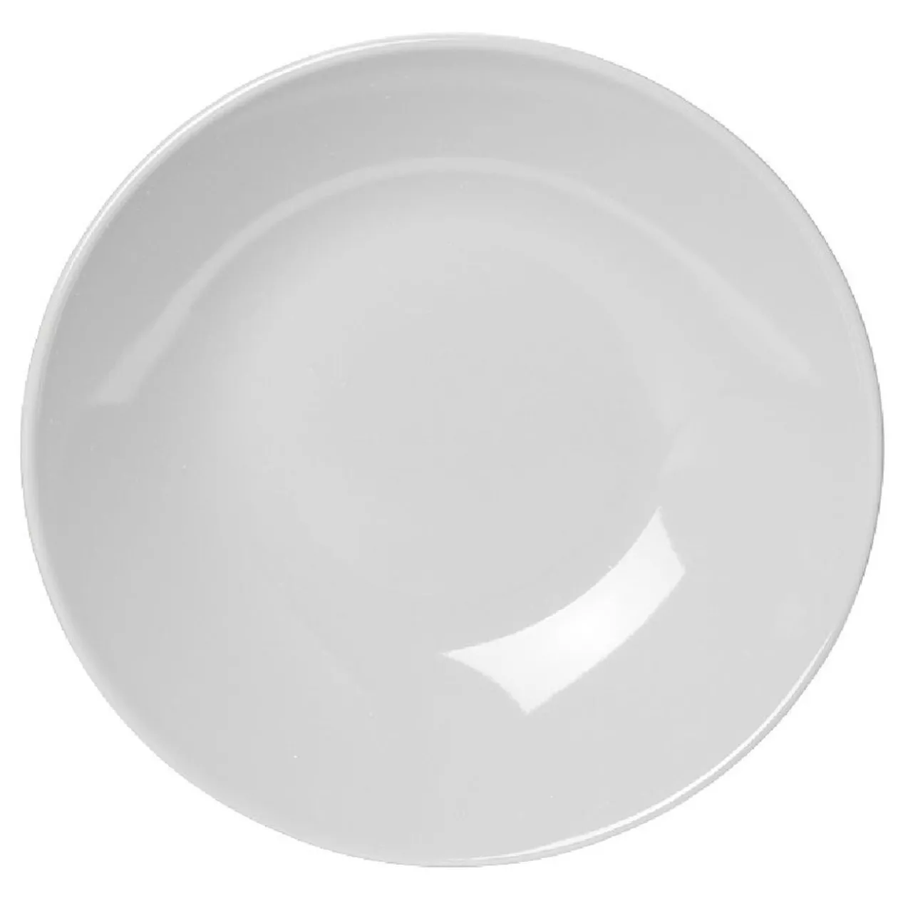 Service à vaisselle blanc en faïence 18 pièces