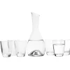 Service 6 verres à eau et 1 carafe