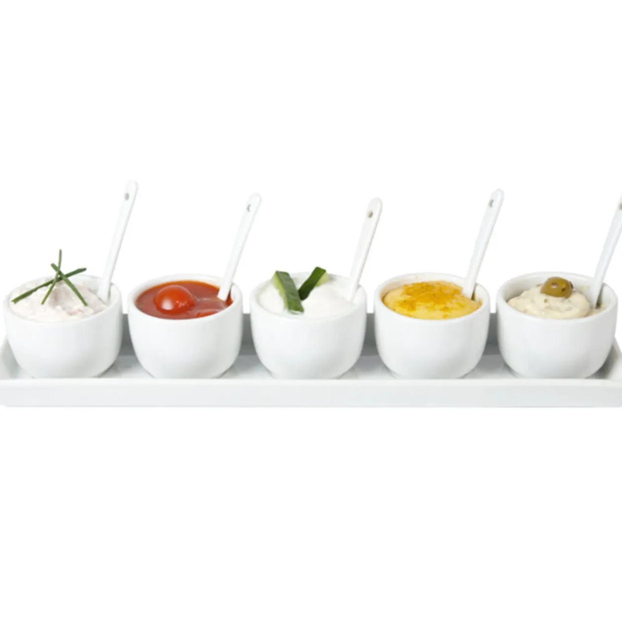 Service apéritif à sauce